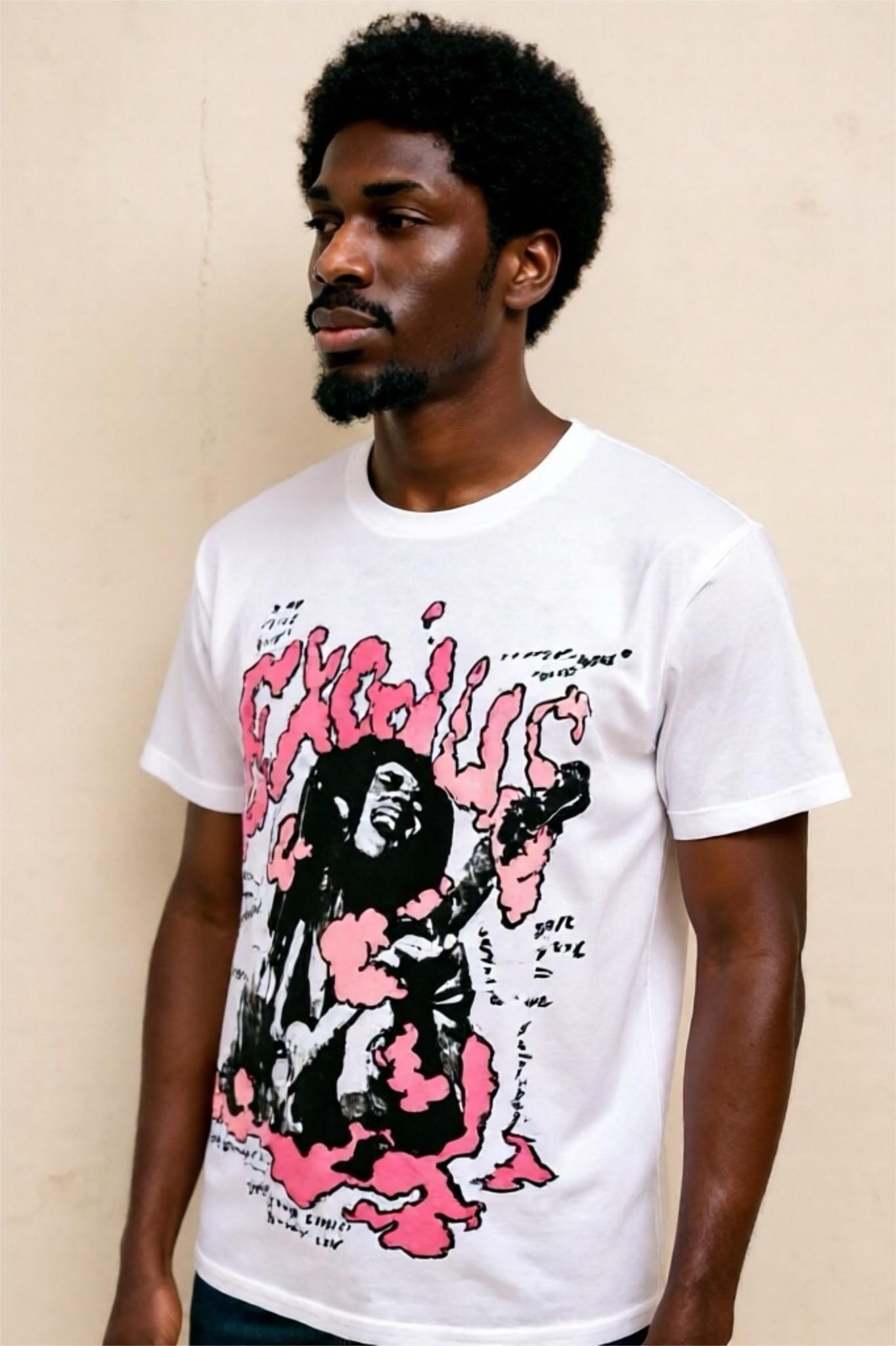 Exodus white shirt