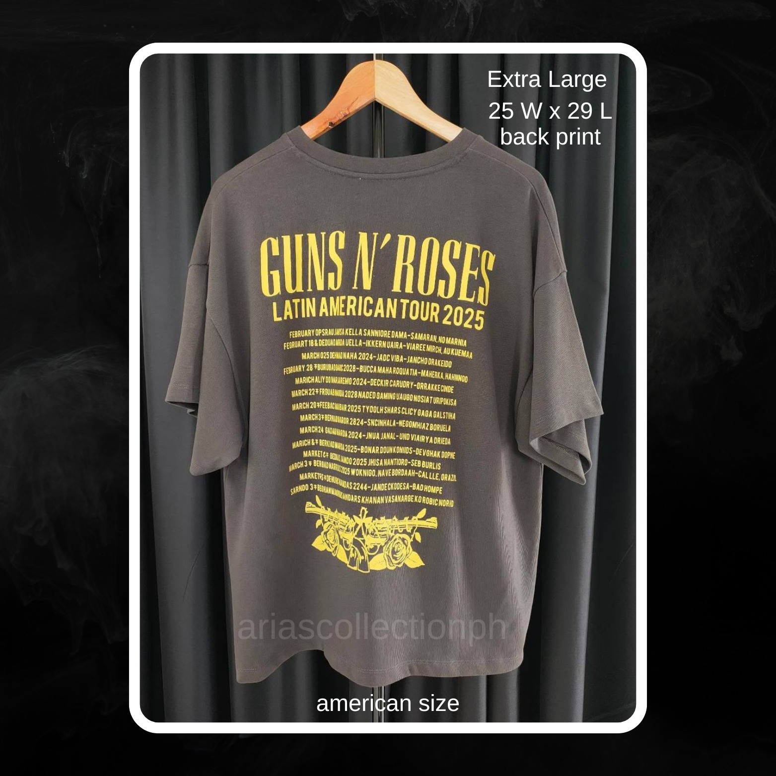 Gun N Roses Latin American Tour 2025 Vneck - Image 2
