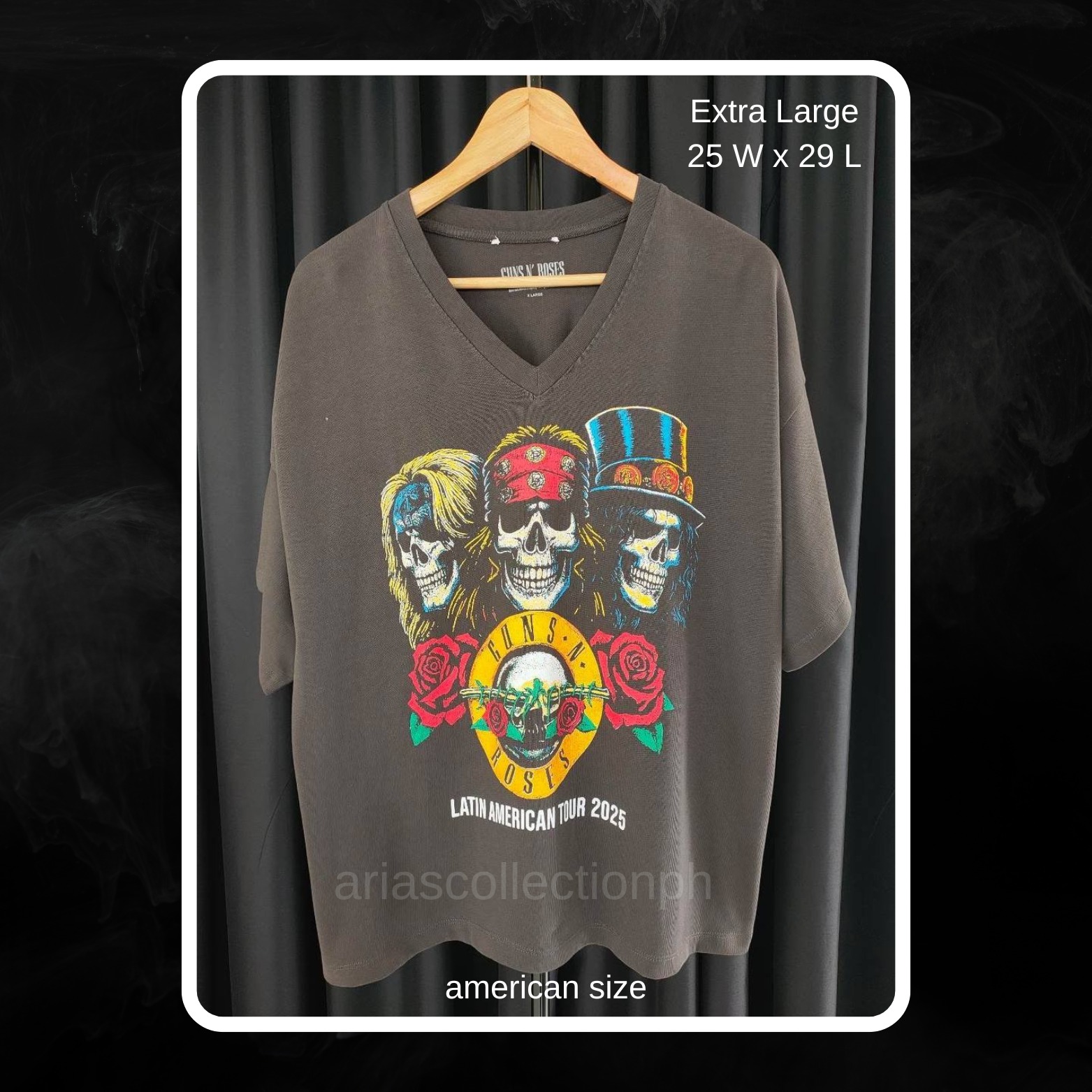 Gun N Roses Latin American Tour 2025 Vneck